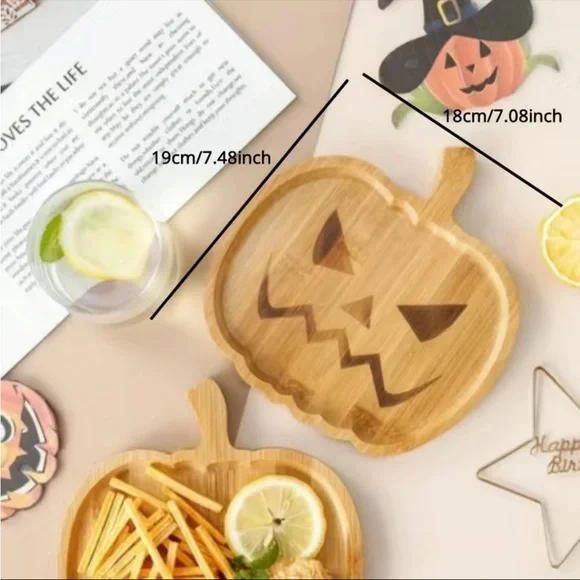 Jack o lantern wooden charcuterie board - Picture 4 of 8